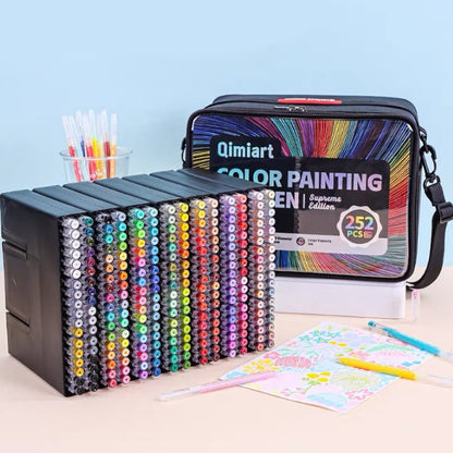 🖍️ 50% OFF NOW! 🎨 Supreme Edition 234-Color Gel Pen Set – The Dream Pen – Vibrant colors, smooth ink & ideal for artists, journaling or adult coloring – all-in-one creative set ✨