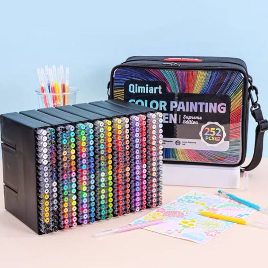 🖍️ 50% OFF NOW! 🎨 Supreme Edition 234-Color Gel Pen Set – The Dream Pen – Vibrant colors, smooth ink & ideal for artists, journaling or adult coloring – all-in-one creative set ✨