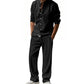👕 50% OFF NOW! 👖 Men's Casual Breathable Shirt & Pants Set – Soft, lightweight & relaxed fit – Perfect for summer, work-from-home or travel – easy matching style 🌿