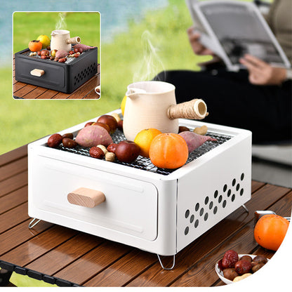 🍖 50% OFF NOW! 🏕️ Outdoor Multifunctional Camping Charcoal Grill – Foldable & Portable – Rust-proof, easy-clean grate & perfect for picnics, tailgates or beach BBQs – grill anywhere 🔥