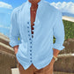 👕 50% OFF NOW! 🌊 Men's Linen Button Up Summer Beach Shirt – Breathable & lightweight – Relaxed fit, perfect for seaside vacations or sunny casual days ☀️