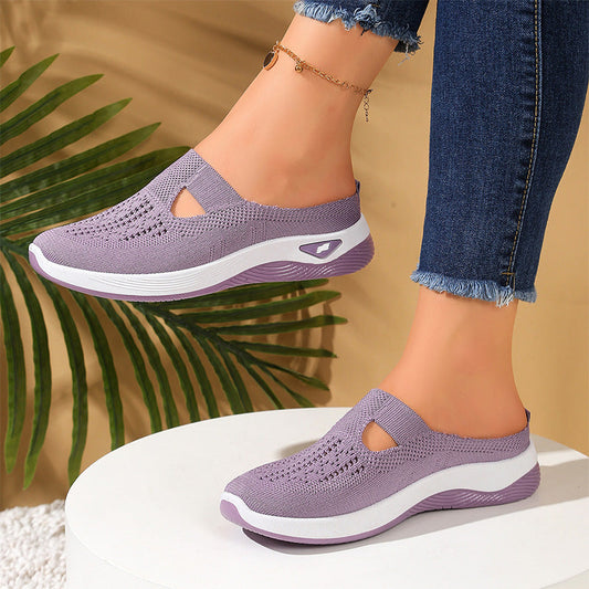 👟 50% OFF NOW! 🌬️ Women's Casual Breathable Mesh Slip-On Shoes – Lightweight, cushioned sole & easy on/off – perfect for travel, walking or everyday errands – airy comfort all day long 🏖️