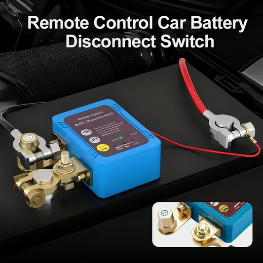 🔌 50% OFF NOW! 🚗 Remote Control Car Battery Disconnect Switch – Wireless on/off, anti-theft & battery saver – easy installation, prevents drain when parked 🔋
