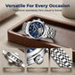 ⌚ 50% OFF NOW! ⚙️ Men's Precision Automatic Mechanical Watch – Self-winding, exhibition case back & stainless steel – classic design for daily or formal wear – no battery needed ✨