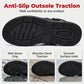 👡 50% OFF NOW! 🔥 Men's Convertible PU Leather Sandals – 2-in-1 Design – Open or closed toe, cushioned footbed & anti-slip – perfect for beach, hiking or travel – free delivery ✈️