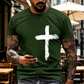 👕 50% OFF NOW! ✝️ Men's Faith-Based Cross Graphic Tee – Soft cotton, inspirational design & perfect for daily wear or meaningful gifting – breathable and comfortable 🙏
