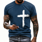 👕 50% OFF NOW! ✝️ Men's Faith-Based Cross Graphic Tee – Soft cotton, inspirational design & perfect for daily wear or meaningful gifting – breathable and comfortable 🙏