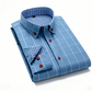 👔 50% OFF NOW! ⏰ Men's Modern Fit Windowpane Shirt – Tailored cut, breathable cotton & classic check – perfect for office, smart casual or summer events ✨