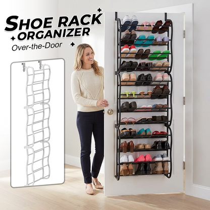 👟 50% OFF NOW! 🏆 Over-the-Door Shoe Rack Organizer – 24 pockets & tool-free install – Fits standard doors, holds up to 24 pairs – perfect for entryway or closet 🚪✨