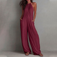 👗 50% OFF NOW! 🌊 Women's Halter Neck Sleeveless Wide-Leg Jumpsuit – Flowy & lightweight – Perfect for summer parties, beach or vacations – elegant one-and-done style ✨