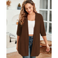 🧥 50% OFF NOW! 🌸 Women's Plus Size Open Front Cardigan – Soft, flowy & breathable – Lightweight layering piece, perfect for casual days or dressing up any outfit ✨