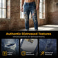 👖 50% OFF NOW! 🔥 Men's Patchwork Distressed Jeans – Rugged, casual & unique worn-in look – Relaxed fit, breathable denim – perfect for streetwear or everyday style ✨