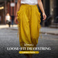 👖 50% OFF NOW! 🏮 Women's Loose-Fit Drawstring Lantern Pants – Soft & flowy – Breathable fabric, elastic cuffs – perfect for summer, beach or boho-chic looks 🌸