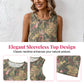 👚 50% OFF NOW! 👖 Women's Printed Sleeveless Top & Wide-Leg Pants Set – Flowy & breathable – Perfect for summer, beach or resort wear – effortless chic 🌸