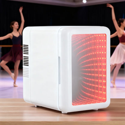 🧊 50% OFF NOW! 💡 Small Refrigerator With Dimmable LED Light – Compact & energy-saving – Adjustable shelves, quiet operation – perfect for bedroom, office or RV 🏠