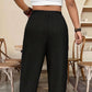 👖 50% OFF NOW! 🎁 Women's Cuffed Ankle Pants – Relaxed fit & elastic waist – Solid colours, perfect for work or casual wear – comfortable and versatile 🍂✨