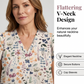 👚 50% OFF NOW! 🌸 Women's V-Neck Floral Print Button-Down Blouse – Lightweight & breathable – Relaxed fit, perfect for work, weekends or warm weather – effortless feminine style ✨