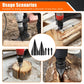 🔧 50% OFF NOW! ⏰ Heavy Duty Log Splitter Screw Cone Drill Bits – Hardened steel & self-starting tip – Splits logs fast, fits most drills – perfect for camping or firewood prep 🪵