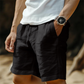 🩳 50% OFF NOW! ✨ Men's Cotton-Linen Shorts – Breathable, drawstring & relaxed fit – Perfect for summer, beach or casual days – lightweight and airy ☀️