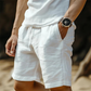🩳 50% OFF NOW! ✨ Men's Cotton-Linen Shorts – Breathable, drawstring & relaxed fit – Perfect for summer, beach or casual days – lightweight and airy ☀️