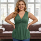 👚 50% OFF NOW! 🏆 Elegant Slimming V-Neck Tank Top – Soft, stretchy & flattering fit – Perfect for layering or solo – lightweight & breathable for summer 🌸