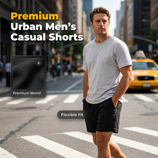 🩳 50% OFF NOW! 🌞 Men's Casual Summer Shorts with Drawstring Waist – Soft cotton & breathable – Relaxed fit, multiple pockets – perfect for lounging, beach or workouts 🏖️