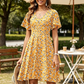 👗 50% OFF NOW! ✨ Women's Floral Print V-Neck Dress – Ruffle sleeves, A-line & lightweight – Breezy & romantic – perfect for summer parties or weekend brunch 🌸