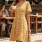 👗 50% OFF NOW! ✨ Women's Floral Print V-Neck Dress – Ruffle sleeves, A-line & lightweight – Breezy & romantic – perfect for summer parties or weekend brunch 🌸