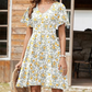 👗 50% OFF NOW! ✨ Women's Floral Print V-Neck Dress – Ruffle sleeves, A-line & lightweight – Breezy & romantic – perfect for summer parties or weekend brunch 🌸