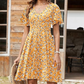 👗 50% OFF NOW! ✨ Women's Floral Print V-Neck Dress – Ruffle sleeves, A-line & lightweight – Breezy & romantic – perfect for summer parties or weekend brunch 🌸