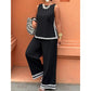 👗 60% OFF NOW! 🌸 Women's Sleeveless Top & Wide-Leg Pants Suit – Lace trim & flowy elegance – Perfect for summer days, resort or special events ☀️