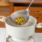🥄 50% OFF NOW! 🍟 Stainless Steel Skimmer Spoon – Fast draining, heat-safe & versatile – Perfect for frying, soups & pasta 🍳