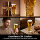 🍺 50% OFF NOW! ✨ Large Capacity Ornate Embossed Beer Glass – Heavy-duty & vintage design – Perfect for ales, lagers or iced coffee – dishwasher safe, impressive gift idea 🎁