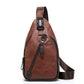 🎒 50% OFF NOW! 🔥 Men's Lightweight PU Leather Chest Bag – Adjustable strap & multiple pockets – Perfect for travel, work or daily essentials – compact and stylish 🧳