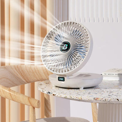 🌀 50% OFF NOW! 💨 Portable Mini Fan – Rechargeable & 3 speeds – Ultra-quiet, perfect for desk, travel or stroller – lightweight and easy to carry 🔋