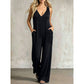 👗 50% OFF NOW! 🌞 Women's Effortless Summer V-Neck Jumpsuit – Flowy & lightweight – Breathable fabric, perfect for beach or brunch – easy one-and-done style 🌊