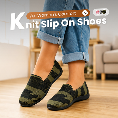 👟 50% OFF NOW! ☁️ Women's Comfort Knit Slip On Shoes – Breathable mesh & cushioned insole – Lightweight, flexible – perfect for travel, daily walks or casual errands 🌸