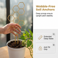 🌱 BUY 2, GET 1 FREE! ⏰ Creative Honeycomb Metal Plant Support Stakes – Rust-proof & stackable – Perfect for climbing plants, pots or garden beds – easy assembly, no tools needed 🐝