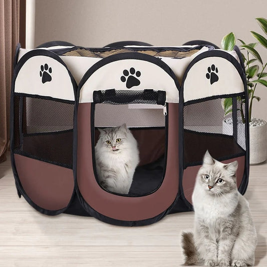 🐕 50% OFF NOW! 🥳 Summer Pet Portable Playpen – Lightweight & foldable – Mesh ventilation, zippered door – perfect for travel, camping or backyard – free shipping ✈️