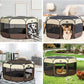 🐕 50% OFF NOW! 🥳 Summer Pet Portable Playpen – Lightweight & foldable – Mesh ventilation, zippered door – perfect for travel, camping or backyard – free shipping ✈️