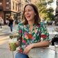 👚 50% OFF NOW! 🌸 Women's Summer Floral Top with Puff Sleeves – Lightweight & breathable – Romantic design, perfect for brunch or garden parties – easy and chic 💃