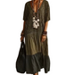 👗 50% OFF NOW! 🌸 Women's Elegant Bohemian Maxi Dress – Modest V-neck & tiered skirt – Lightweight, flowy – perfect for holidays, beach or everyday elegance ✨