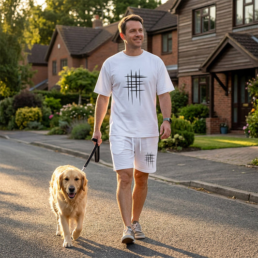 👕 50% OFF NOW! 🩳 Men's Casual Top & Shorts 2-Piece Set – Soft & breathable – Relaxed fit, perfect for summer lounging or beach days – easy matching style ☀️