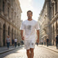 👕 50% OFF NOW! 🩳 Men's Casual Top & Shorts 2-Piece Set – Soft & breathable – Relaxed fit, perfect for summer lounging or beach days – easy matching style ☀️