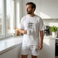 👕 50% OFF NOW! 🩳 Men's Casual Top & Shorts 2-Piece Set – Soft & breathable – Relaxed fit, perfect for summer lounging or beach days – easy matching style ☀️