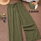 👖 50% OFF NOW! 🌬️ Women's Breathable Loose Fit Casual Pants – Soft, lightweight & elastic waist – Perfect for lounging, travel or warm weather – relaxed and airy 🌸