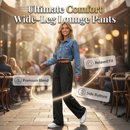 👖 50% OFF NOW! 🌸 Women's Casual High Waist Wide-Leg Pants – Soft, breathable & flowy – Perfect for summer, beach or relaxed office days – easy and chic ✨