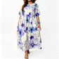 👗 60% OFF NOW! ✨ Women's Elegant Round Neck Maxi Dress – Flowy & lightweight – Perfect for summer parties, beach or casual elegance – soft and breathable 🌸