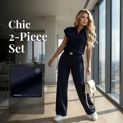 👚 50% OFF NOW! 🔥 Women's Casual Top & Pants 2-Piece Set – Everyday wear, office & travel – Soft, breathable & relaxed fit – perfect for summer or work-from-home 🌸💨