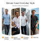 👕 50% OFF NOW! ✨ Men's Loose Fit Short Sleeve Shirt – Solid, breathable & everyday comfort – Soft cotton, perfect for warm days or casual weekends ☀️🌿